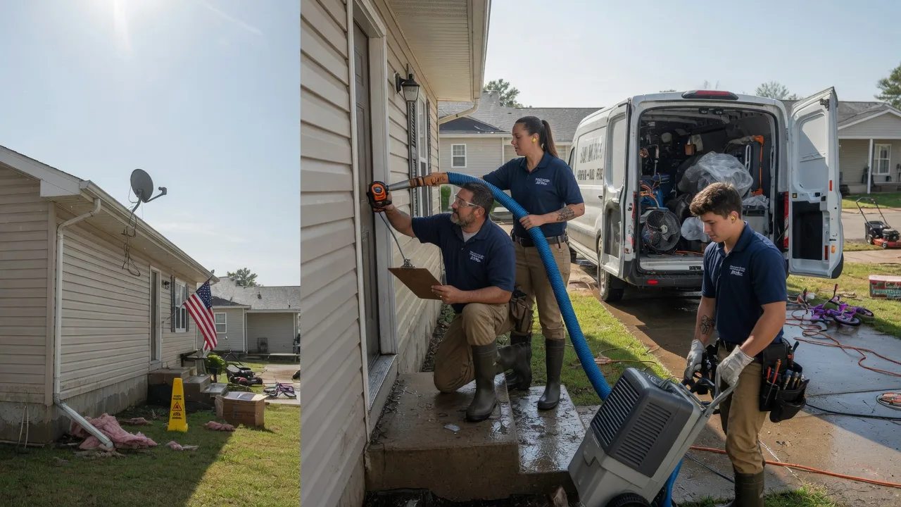 Ceiling Water Damage Restoration in Means, KY near me